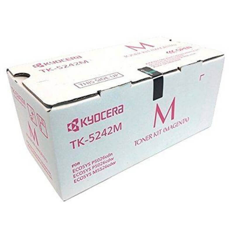 Toner Kyocera TK5242M Magenta para M5526CDW P5026CDN - Impressorajato